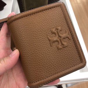 $249 NWT! TORY BURCH Thea Bi Fold Color Wallet Moose
